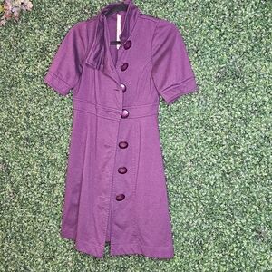 Uncle Frank Purple Mini Dress